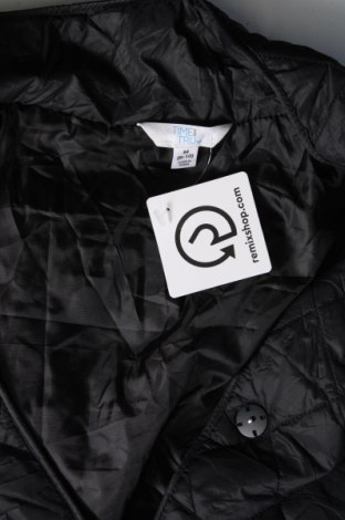 Γυναικείο μπουφάν Time and tru, Μέγεθος M, Χρώμα Μαύρο, Τιμή 12,47 €