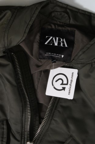 Дамско яке Zara, Размер XS, Цвят Зелен, Цена 48,00 лв.