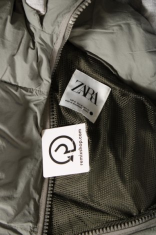 Дамско яке Zara, Размер M, Цвят Зелен, Цена 30,75 лв.