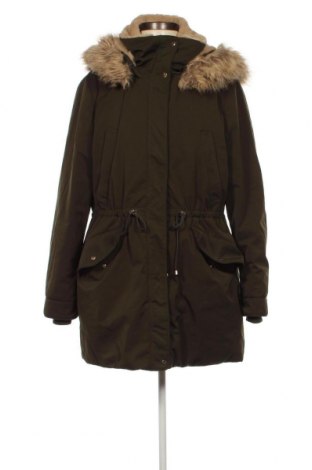 Дамско яке Zara Trafaluc, Размер XL, Цвят Зелен, Цена 22,55 лв.