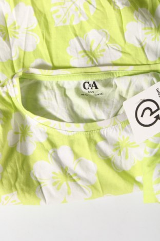 Kinder Shirt C&A, Größe 12-13y/ 158-164 cm, Farbe Grün, Preis 6,02 €