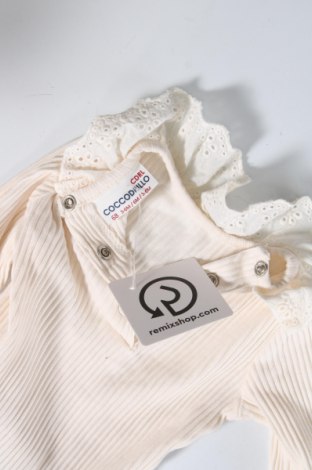 Детска блуза Coccodrillo, Размер 3-6m/ 62-68 см, Цвят Екрю, Цена 11,73 лв.