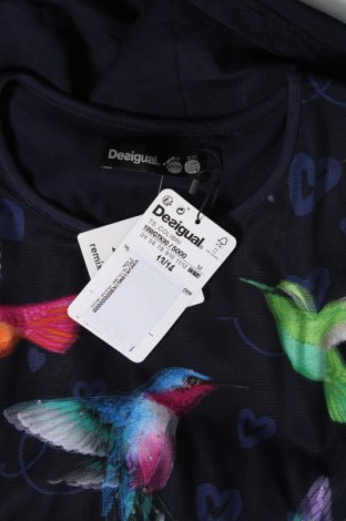 Детска блуза Desigual, Размер 12-13y/ 158-164 см, Цвят Син, Цена 40,80 лв.