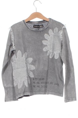 Kinder Shirt Desigual, Größe 6-7y/ 122-128 cm, Farbe Grau, Preis 28,04 €