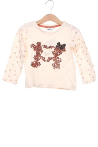 Детска блуза Disney, Размер 2-3y/ 98-104 см, Цвят Екрю, Цена 7,20 лв.