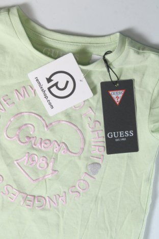 Dziecięca bluzka Guess, Rozmiar 2-3y/ 98-104 cm, Kolor Zielony, Cena 205,24 zł