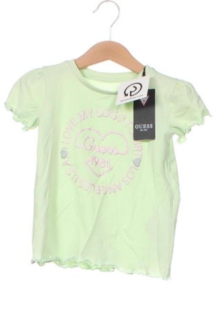Bluză pentru copii Guess, Mărime 2-3y/ 98-104 cm, Culoare Verde, Preț 121,58 Lei