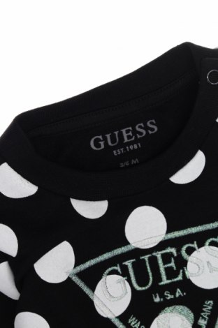 Детска блуза Guess, Размер 3-6m/ 62-68 см, Цвят Черен, Цена 30,80 лв.