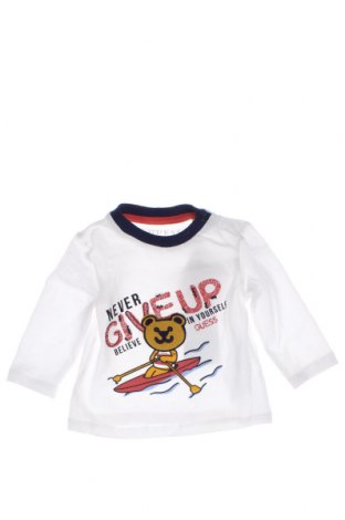 Dziecięca bluzka Guess, Rozmiar 3-6m/ 62-68 cm, Kolor Biały, Cena 102,62 zł