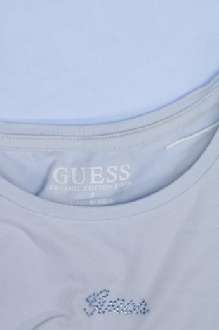 Dziecięca bluzka Guess, Rozmiar 7-8y/ 128-134 cm, Kolor Niebieski, Cena 205,24 zł