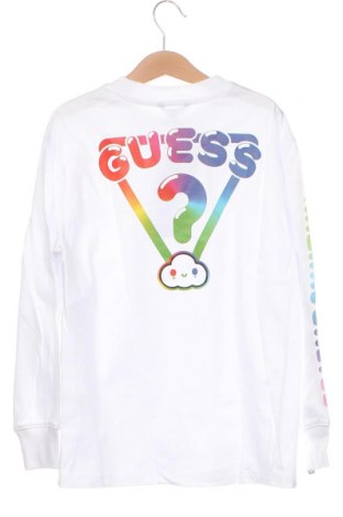 Dziecięca bluzka Guess, Rozmiar 7-8y/ 128-134 cm, Kolor Biały, Cena 123,14 zł