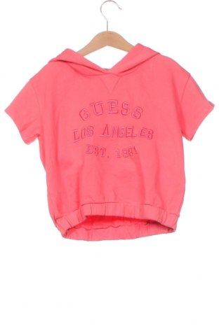 Dziecięca bluzka Guess, Rozmiar 7-8y/ 128-134 cm, Kolor Różowy, Cena 112,88 zł