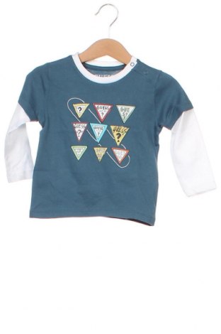Παιδική μπλούζα Guess, Μέγεθος 9-12m/ 74-80 εκ., Χρώμα Μπλέ, Τιμή 21,83 €