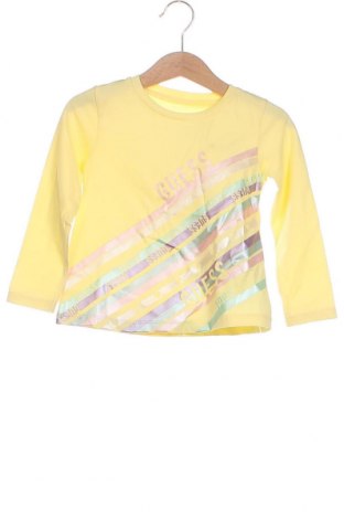 Bluză pentru copii Guess, Mărime 18-24m/ 86-98 cm, Culoare Galben, Preț 121,58 Lei