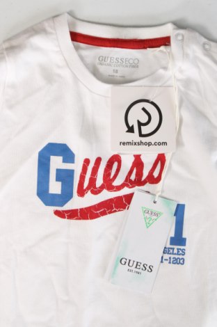 Детска блуза Guess, Размер 18-24m/ 86-98 см, Цвят Бял, Цена 46,20 лв.