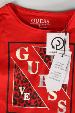 Bluză pentru copii Guess, Mărime 7-8y/ 128-134 cm, Culoare Roșu, Preț 111,45 Lei