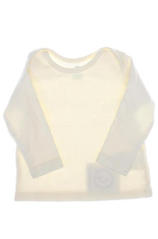 Детска блуза H&M, Размер 2-3m/ 56-62 см, Цвят Екрю, Цена 7,04 лв.