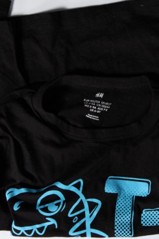 Παιδική μπλούζα H&M, Μέγεθος 6-7y/ 122-128 εκ., Χρώμα Μαύρο, Τιμή 6,00 €