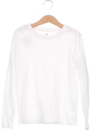 Dziecięca bluzka H&M, Rozmiar 6-7y/ 122-128 cm, Kolor Biały, Cena 22,47 zł