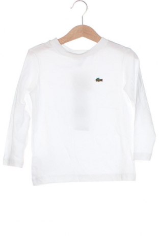 Детска блуза Lacoste, Размер 3-4y/ 104-110 см, Цвят Бял, Цена 48,00 лв.