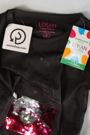 Kinder Shirt Losan, Größe 3-4y/ 104-110 cm, Farbe Schwarz, Preis 6,22 €