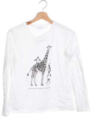Kinder Shirt Mango, Größe 13-14y/ 164-168 cm, Farbe Weiß, Preis € 4,18