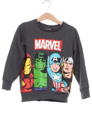 Детска блуза Marvel, Размер 4-5y/ 110-116 см, Цвят Сив, Цена 13,17 лв.