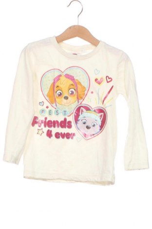 Детска блуза Nickelodeon, Размер 3-4y/ 104-110 см, Цвят Екрю, Цена 7,20 лв.