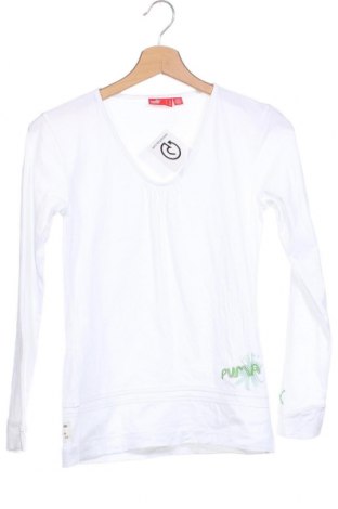Детска блуза PUMA, Размер 10-11y/ 146-152 см, Цвят Бял, Цена 23,80 лв.