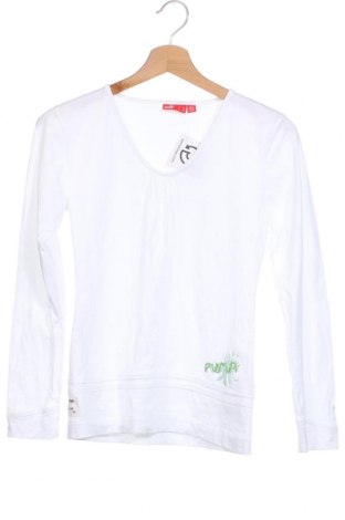 Детска блуза PUMA, Размер 10-11y/ 146-152 см, Цвят Бял, Цена 47,60 лв.