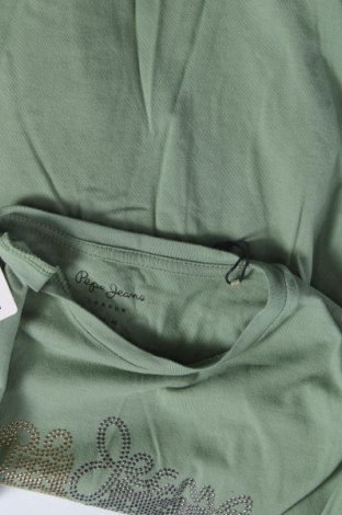 Bluză pentru copii Pepe Jeans, Mărime 9-10y/ 140-146 cm, Culoare Verde, Preț 42,95 Lei