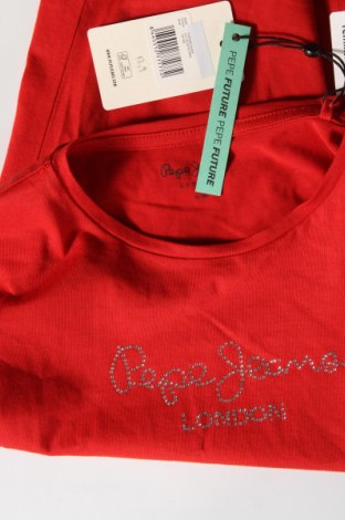 Детска блуза Pepe Jeans, Размер 9-10y/ 140-146 см, Цвят Червен, Цена 27,20 лв.