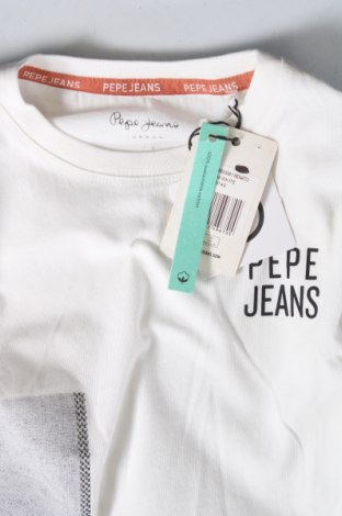 Kinder Shirt Pepe Jeans, Größe 8-9y/ 134-140 cm, Farbe Weiß, Preis 17,53 €