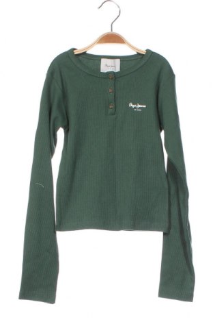 Детска блуза Pepe Jeans, Размер 9-10y/ 140-146 см, Цвят Зелен, Цена 17,68 лв.