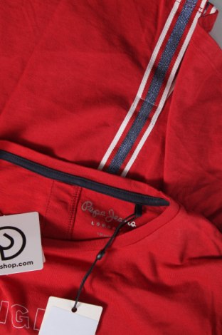Dziecięca bluzka Pepe Jeans, Rozmiar 9-10y/ 140-146 cm, Kolor Czerwony, Cena 81,56 zł