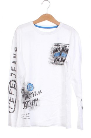 Kinder Shirt Pepe Jeans, Größe 9-10y/ 140-146 cm, Farbe Weiß, Preis 15,77 €