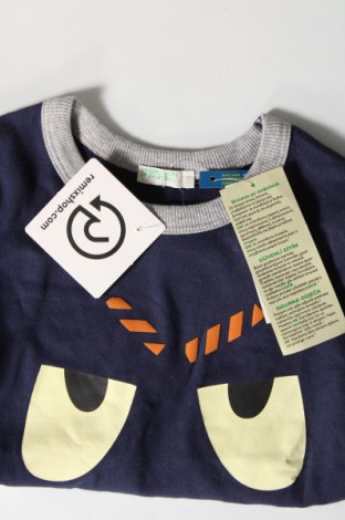 Детска блуза United Colors Of Benetton, Размер 18-24m/ 86-98 см, Цвят Син, Цена 15,30 лв.