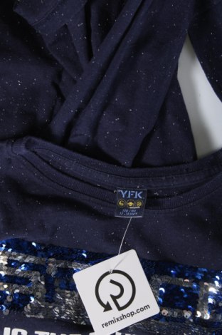 Kinder Shirt Y.F.K., Größe 12-13y/ 158-164 cm, Farbe Blau, Preis € 1,82