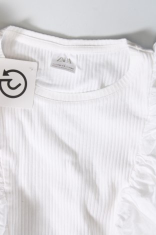 Kinder Shirt Zara, Größe 13-14y/ 164-168 cm, Farbe Weiß, Preis € 7,22