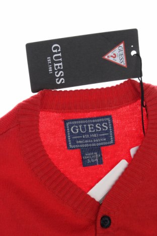 Pulover cu nasturi pentru copii Guess, Mărime 3-6m/ 62-68 cm, Culoare Roșu, Preț 244,74 Lei