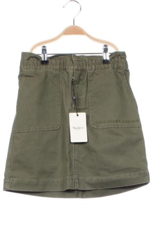 Детска пола Pepe Jeans, Размер 8-9y/ 134-140 см, Цвят Зелен, Цена 53,40 лв.