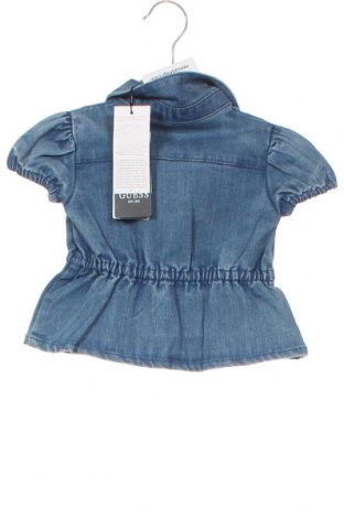 Детска риза Guess, Размер 3-6m/ 62-68 см, Цвят Син, Цена 76,00 лв.