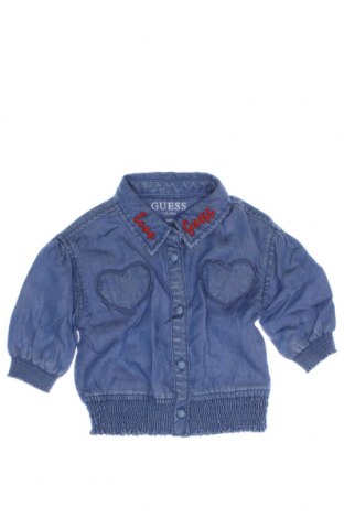 Детска риза Guess, Размер 3-6m/ 62-68 см, Цвят Син, Цена 30,60 лв.