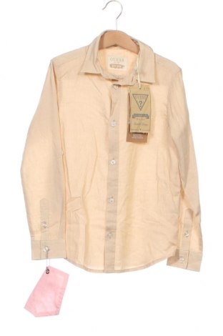 Παιδικό πουκάμισο Guess, Μέγεθος 8-9y/ 134-140 εκ., Χρώμα  Μπέζ, Τιμή 28,04 €
