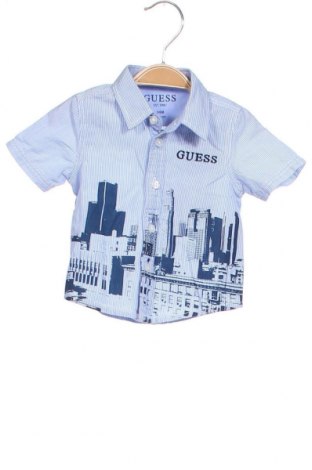 Детска риза Guess, Размер 3-6m/ 62-68 см, Цвят Син, Цена 34,00 лв.