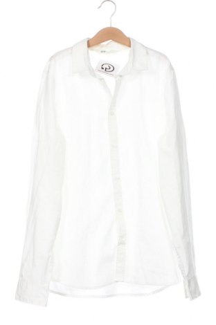 Kinderhemd H&M, Größe 12-13y/ 158-164 cm, Farbe Weiß, Preis 7,65 €