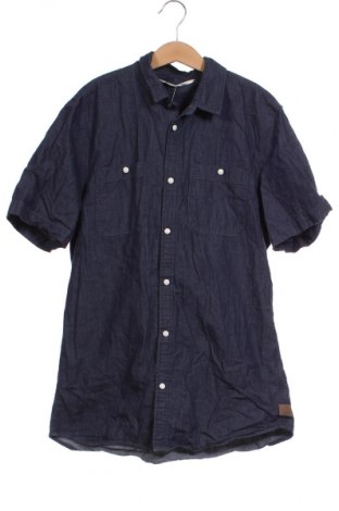 Kinderhemd H&M, Größe 15-18y/ 170-176 cm, Farbe Blau, Preis € 3,34