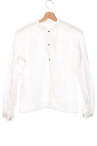 Kinderhemd Mango, Größe 13-14y/ 164-168 cm, Farbe Weiß, Preis € 7,37