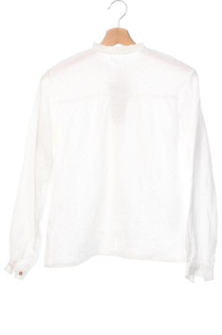 Детска риза Mango, Размер 13-14y/ 164-168 см, Цвят Бял, Цена 13,68 лв.