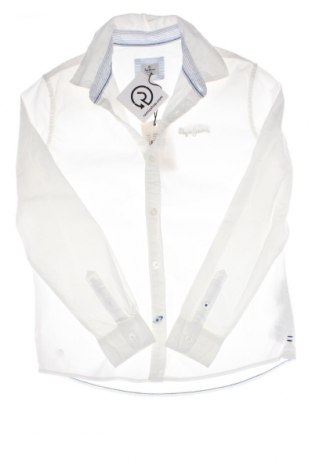 Kinderhemd Pepe Jeans, Größe 9-10y/ 140-146 cm, Farbe Weiß, Preis 21,03 €
